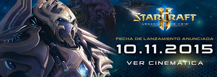Lanzamiento de Legacy of the Void el 10 de noviembre - ¡Cinemática y vídeo de anuncio ya disponibles!