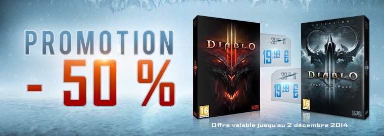 Jusqu’à 65 % de réduction sur les jeux Blizzard !