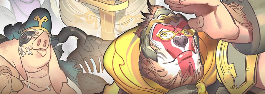 L'arazzo di Overwatch: "Winston's Journey to the West"