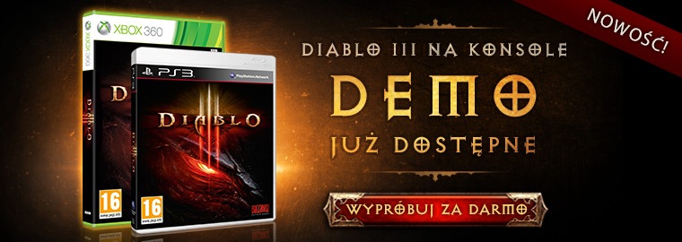 Diablo III na konsole – wypróbuj grę za darmo