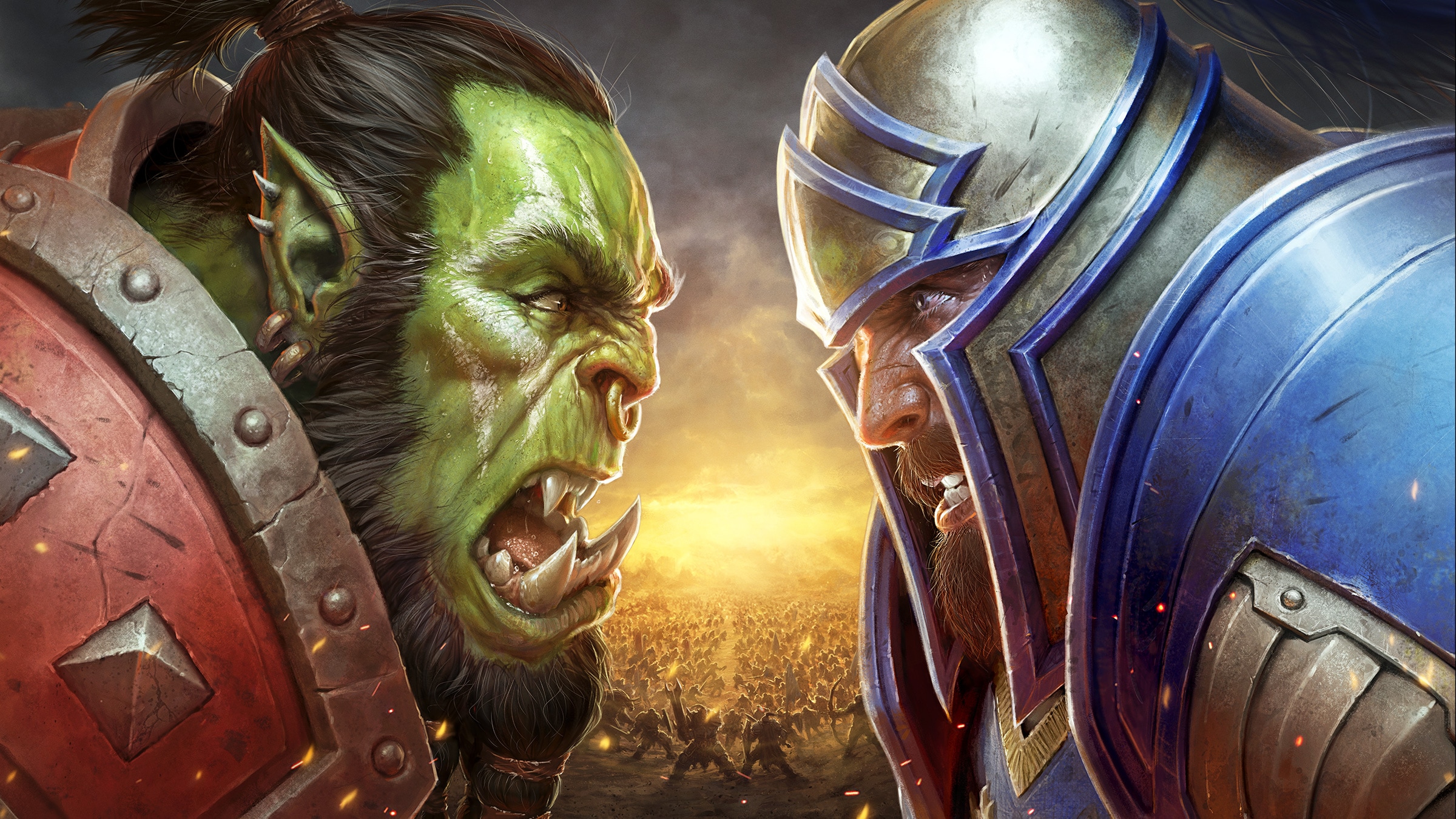 WARRIOR needs to protect a fighting BABY MONSTER from a horde of