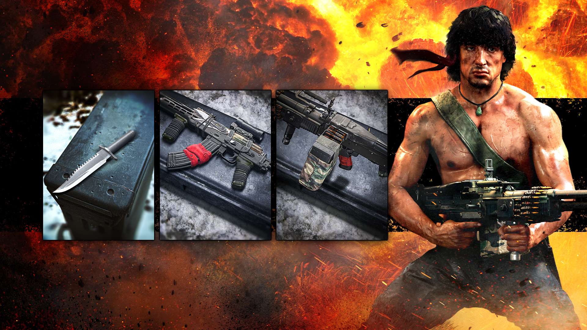 Draw first blood with the Tracer Pack: Rambo Operator bundle