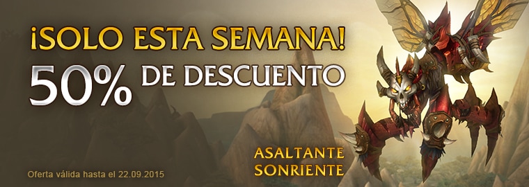 Oferta especial: La montura Asaltante sonriente a mitad de precio