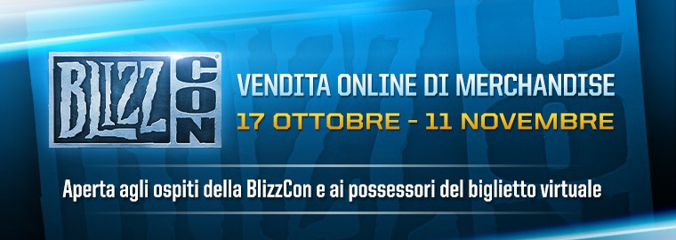 Inizia la vendita online del merchandise BlizzCon®