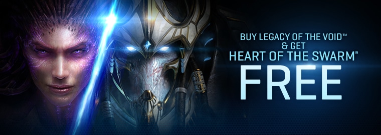 Buy Legacy of the Void & Get Heart of the Swarm FREE