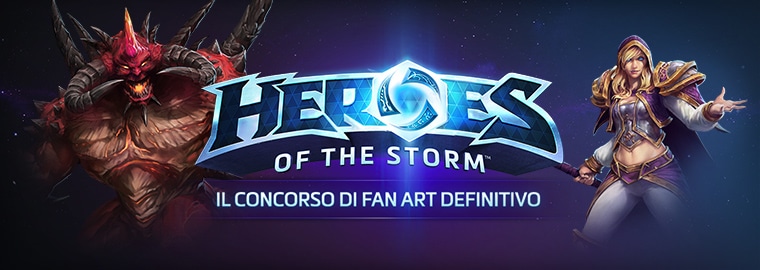 Il concorso di fan art definitivo di Heroes of the Storm si avvicina al termine!