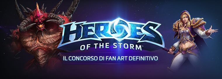 Blizzard e DeviantArt presentano il concorso di fan art definitivo di Heroes of the Storm™