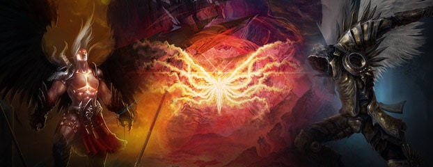 The High Heavens and Burning Hells Collide in New Diablo Fan Art