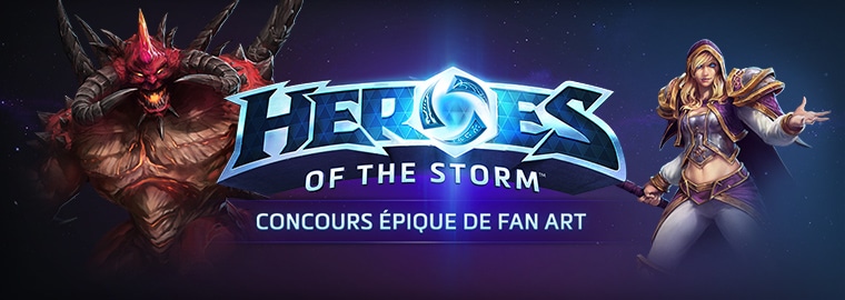 Bientôt la clôture du concours de fan arts Heroes of the Storm