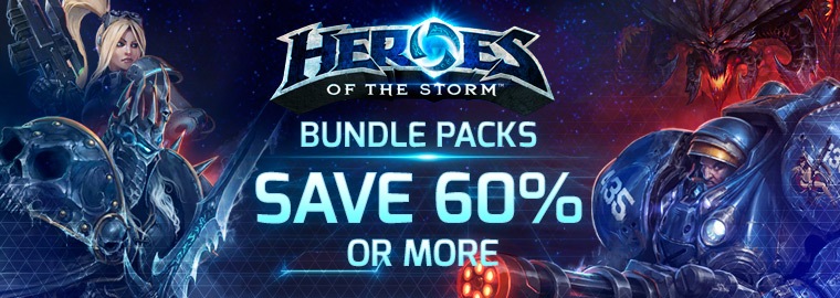 Bundle Packs Now Available in Heroes of the Storm