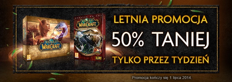 Letnia promocja: World of Warcraft i Mists of Pandaria za pół ceny!