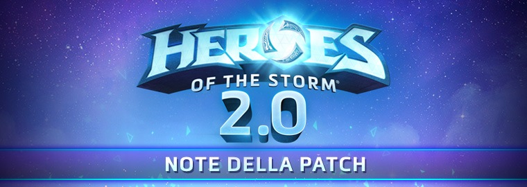 Note del lancio di Heroes of the Storm 2.0 - 26 aprile 2017