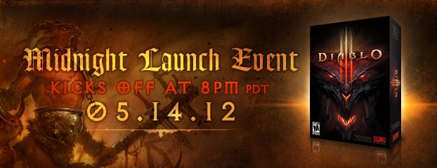 Celebrate the Diablo III Launch with Us on Monday Night