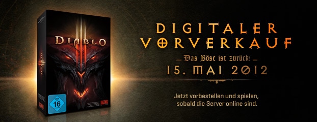 Diablo III erscheint am 15. Mai – Digitaler Vorverkauf AB SOFORT