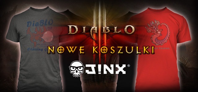 Nowe koszulki Diablo firmy J!NX