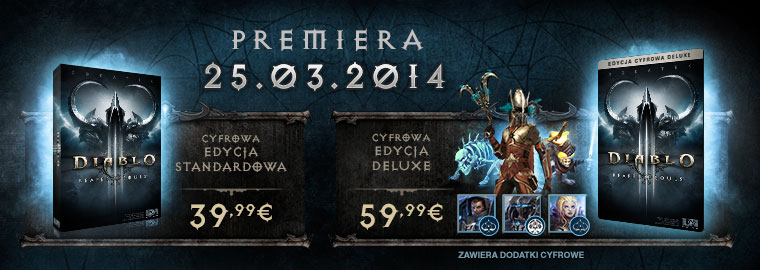 Premiera Reaper of Souls™ 25 marca 2014 – przedsprzedaż rozpoczęta