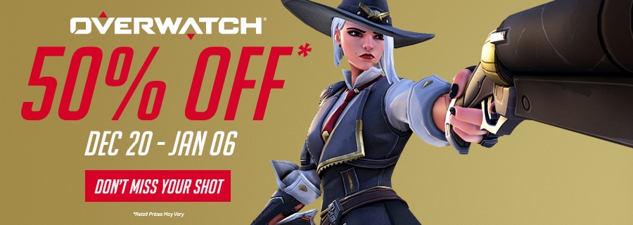 Holiday Sale: Save 50% on Overwatch®