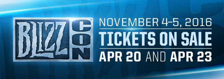 Get Ready to Raid BlizzCon® 2016 November 4 and 5