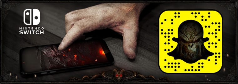 Nueva lente para Snapchat de Diablo III