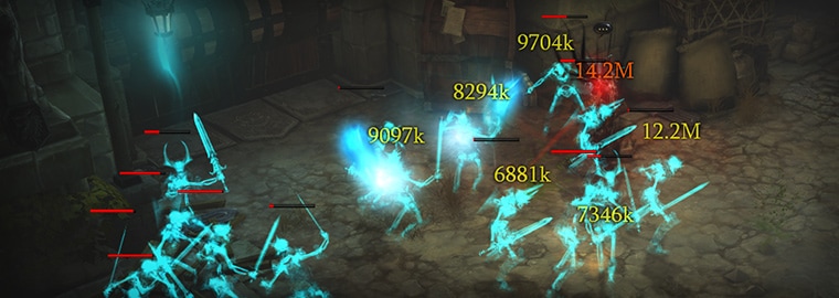 L’affichage des points de dégâts dans Diablo III