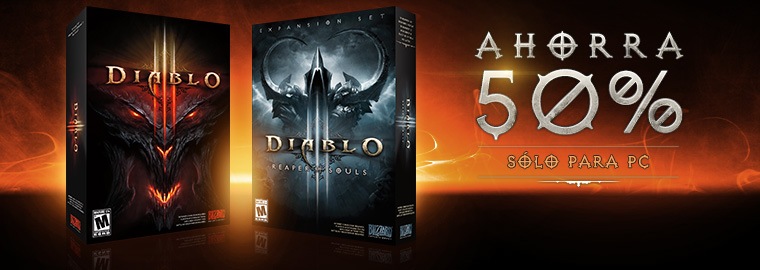 Ahorra un 50% en Diablo III y Reaper of Souls