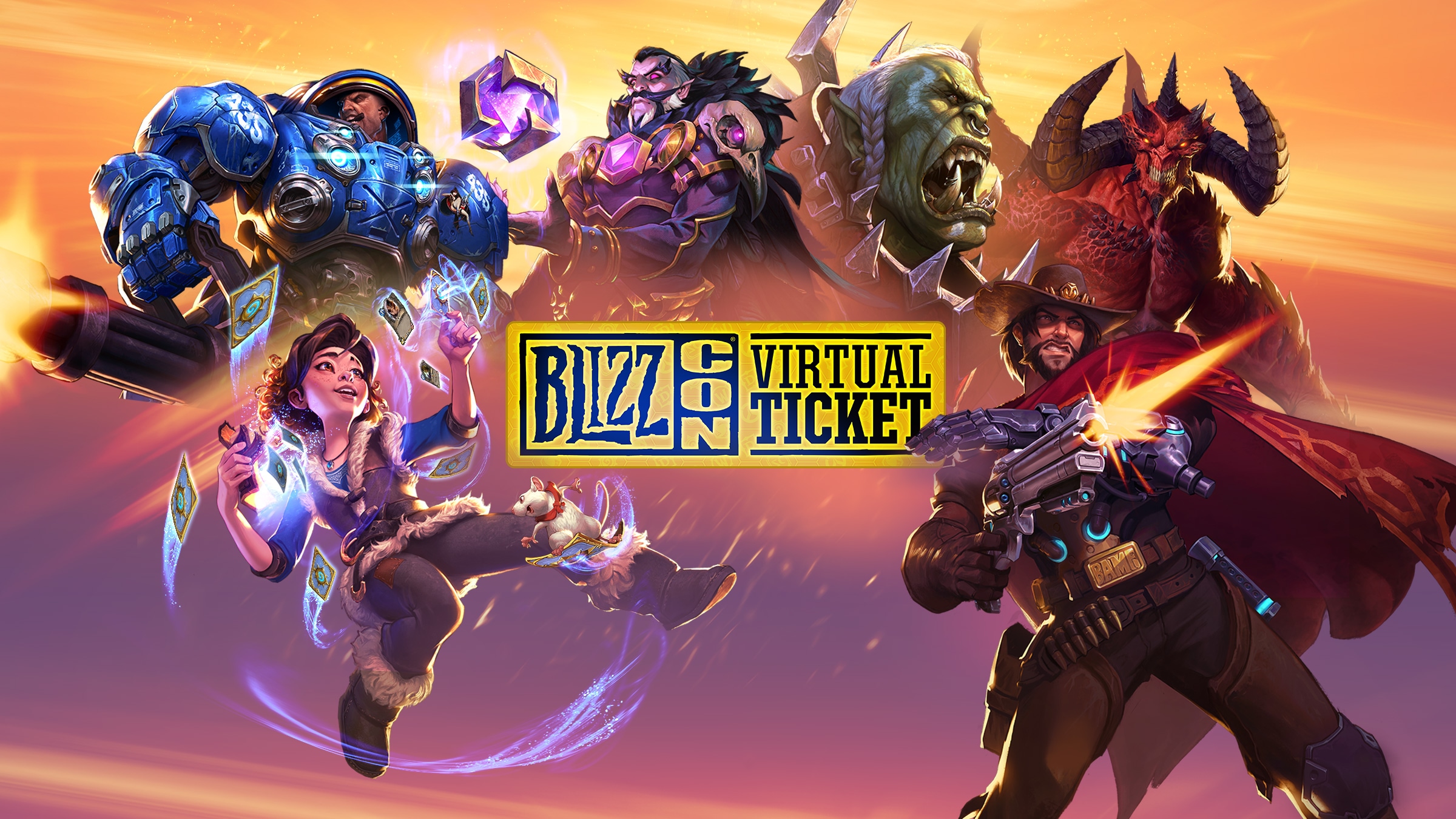 Jogue a demo do WoW® Classic da BlizzCon® com o Ingresso Virtual