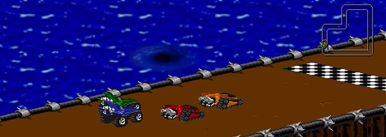 Blizzard独特のスタイルに顕著な影響を及ぼした「Rock N Roll Racing（ロックンロール・レーシング）」。