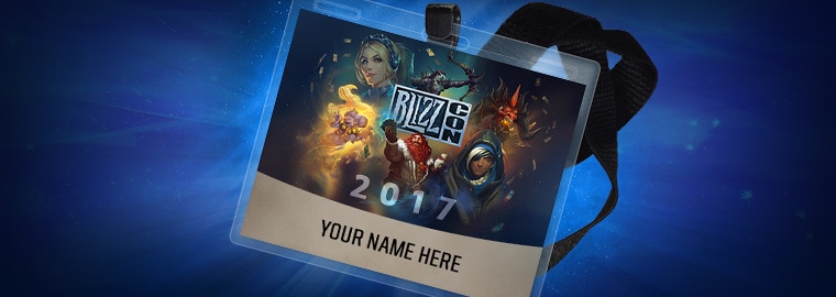 BlizzCon 2017 Badge Pickup and Store Hours