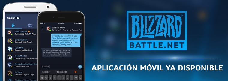 ¡Ya está disponible la aplicación para móvil gratuita de Blizzard Battle.net!