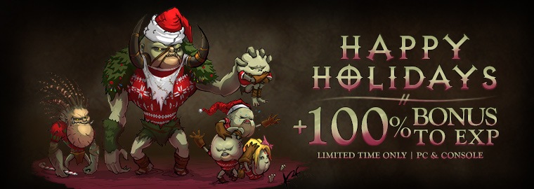 +100% Bonus Experience – Happy Holidays!