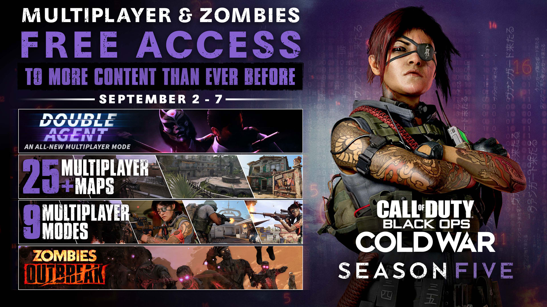 Play Call of Duty: Black Ops Cold War free starting September 2