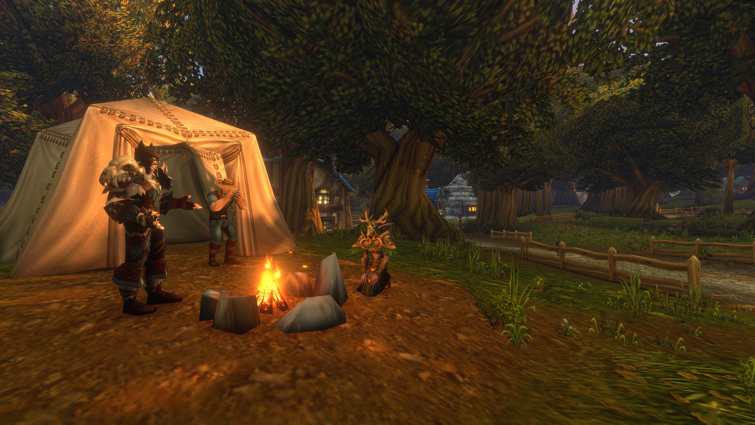 Gather Around the Campfire in World of Warcraft: Forever