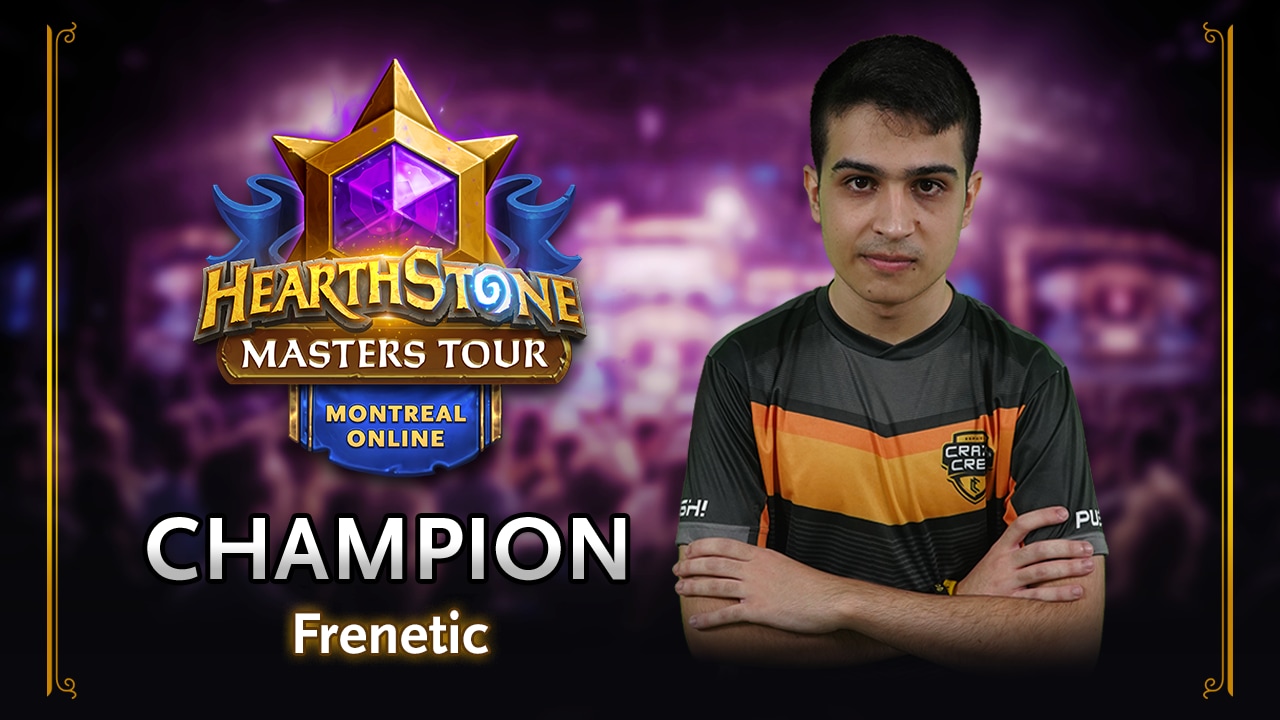 Frenetic é campeão da Masters Tour Online: Montreal!