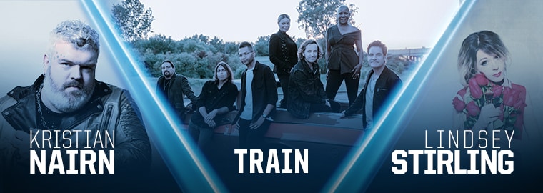 Train, Lindsey Stirling et Kristian Nairn au festival de musique de la BlizzCon