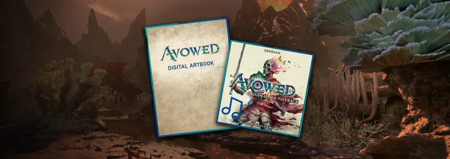 How to access the Avowed Artbook and Soundtrack