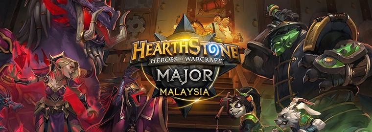 말레이시아에서 하스스톤 메이저 대회가 열립니다!