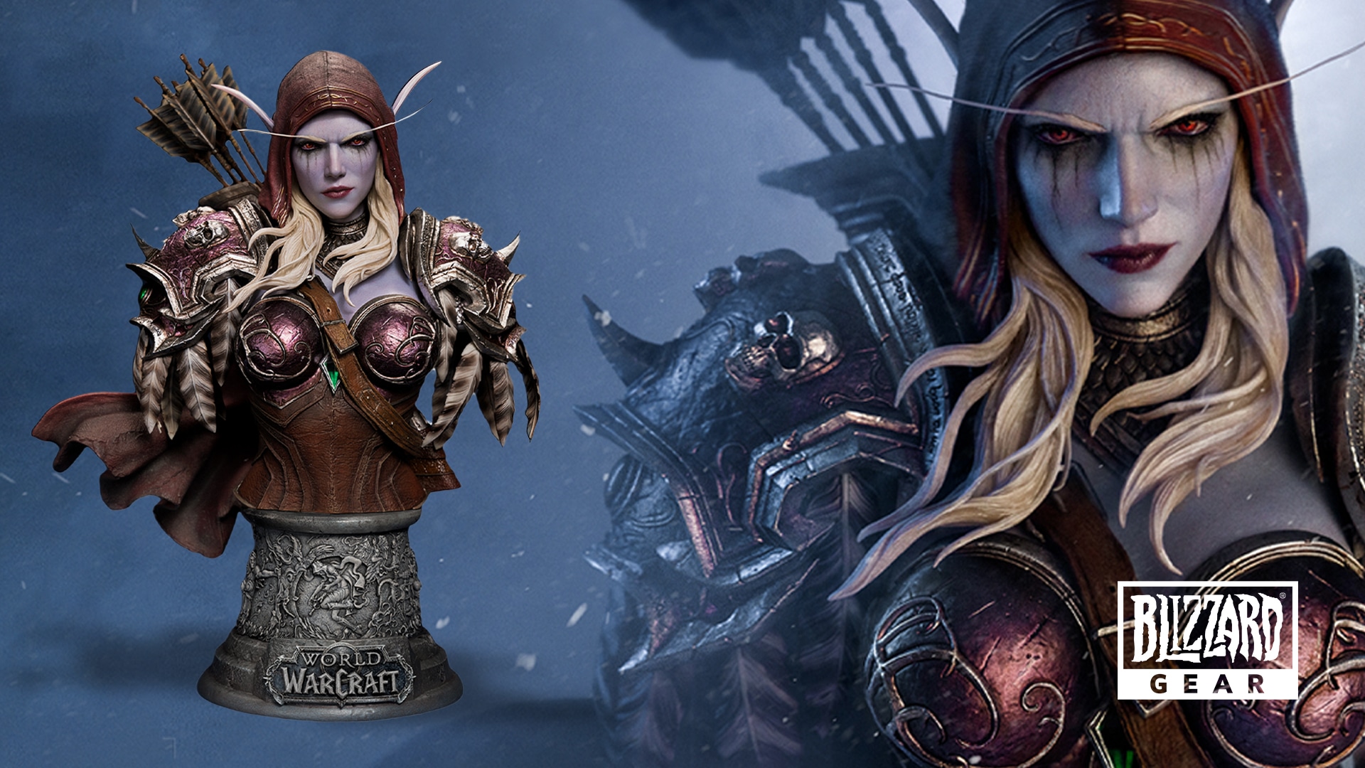 Pre-order the 15-inch Sylvanas Windrunner bust statue