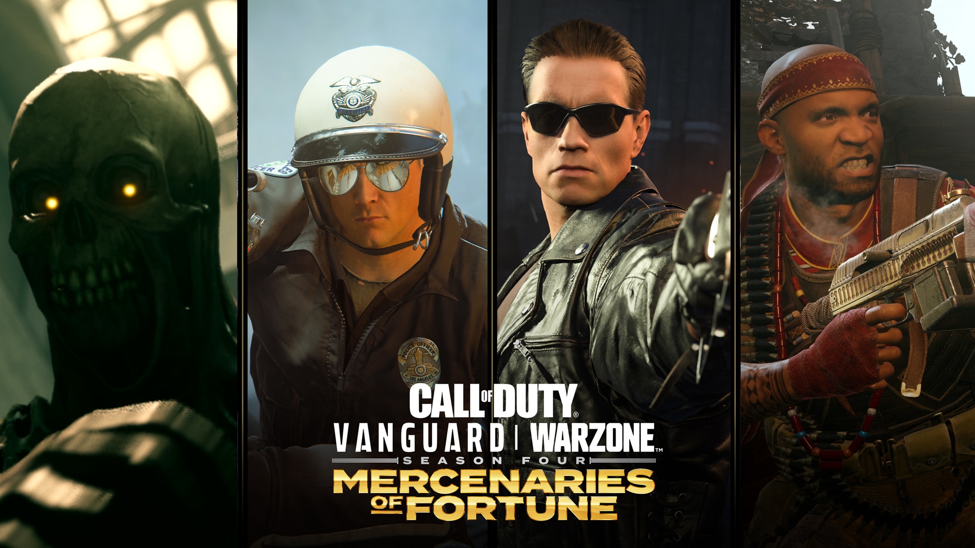 Mercenaries of Fortune —Mid-Season update features The Terminator in Warzone and Vanguard