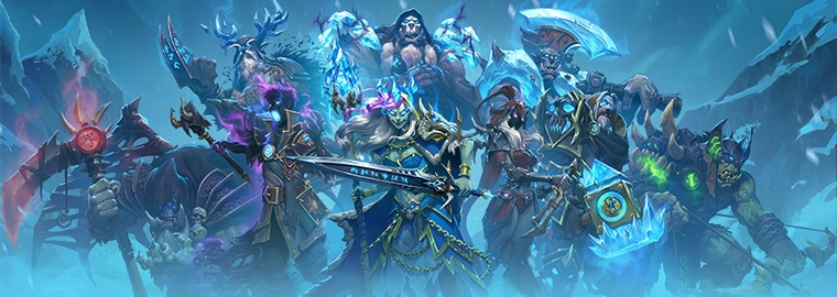 The Lich King to Raid Hearthstone® in Knights of the Frozen Throne™