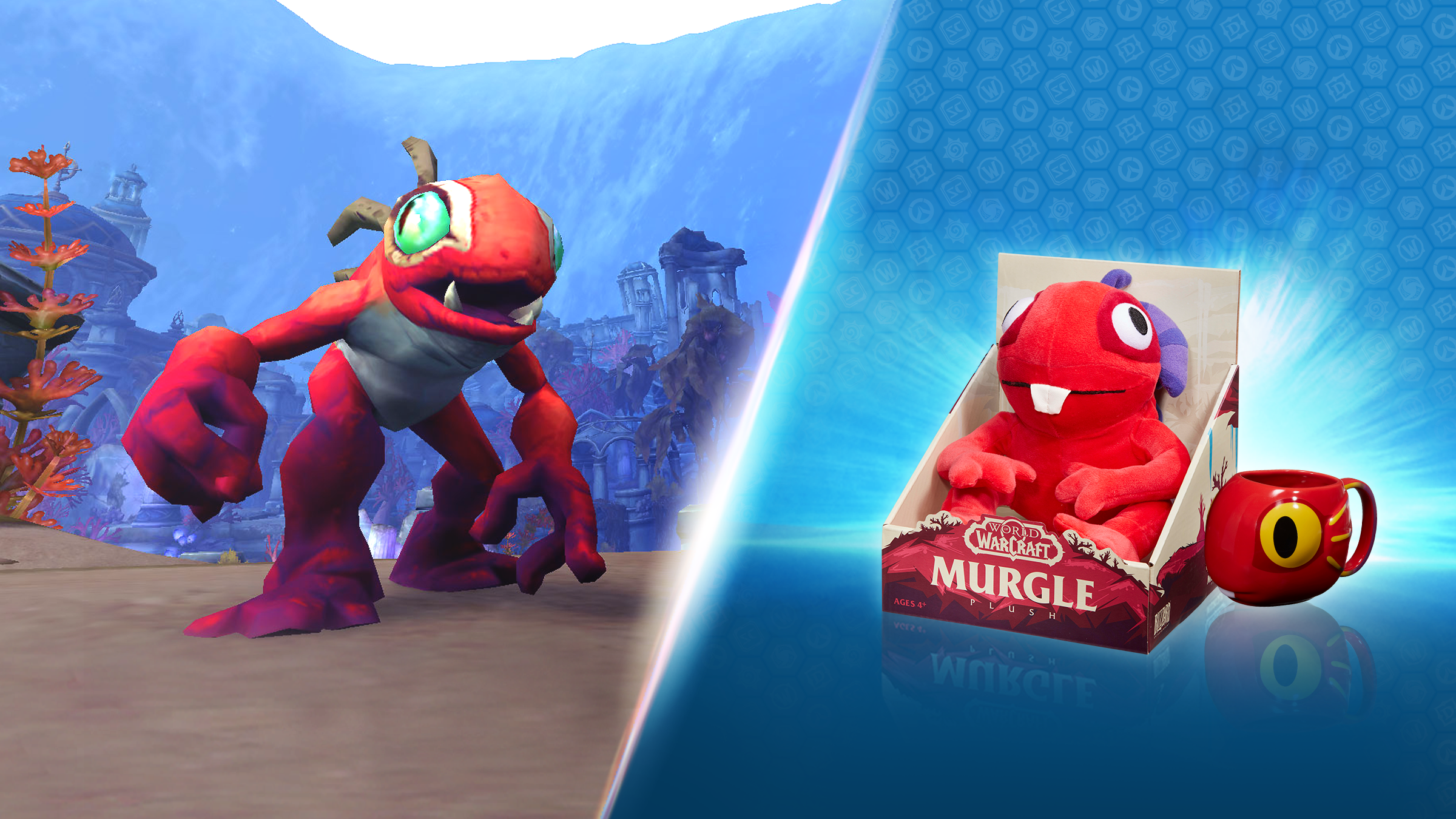 Get Murgle the Red Murloc Plush and Mug July 9!