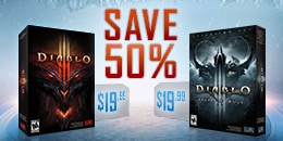 Diablo III ve Reaper of Souls'da % 50 İndirim...