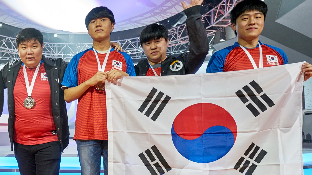 Overwatch World Cup South Korea Unbeaten, Claims Gold — BlizzCon