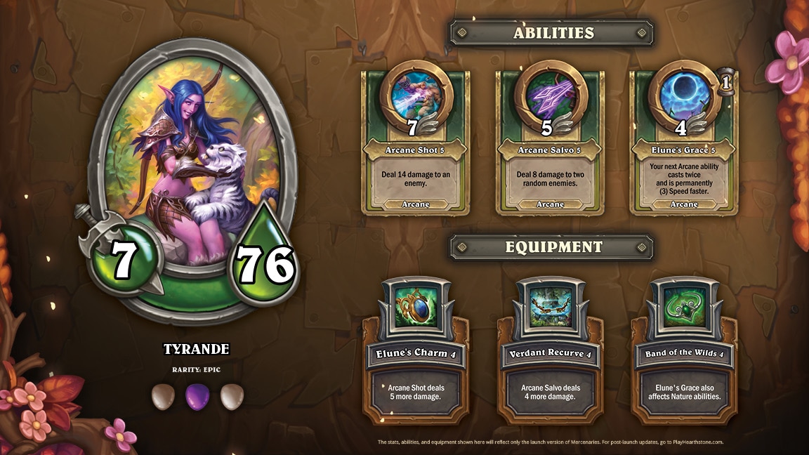 Tyrande is a fighter