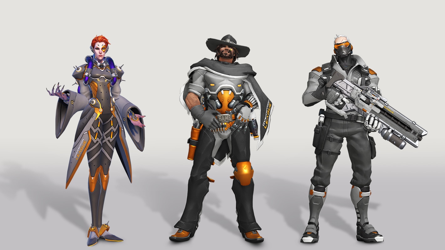 Overwatch League in-game skins.