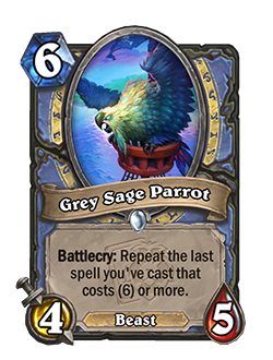 Grey Sage Parrot