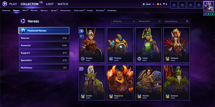 Heroes of the Storm - We've been hard at work on a number of UI