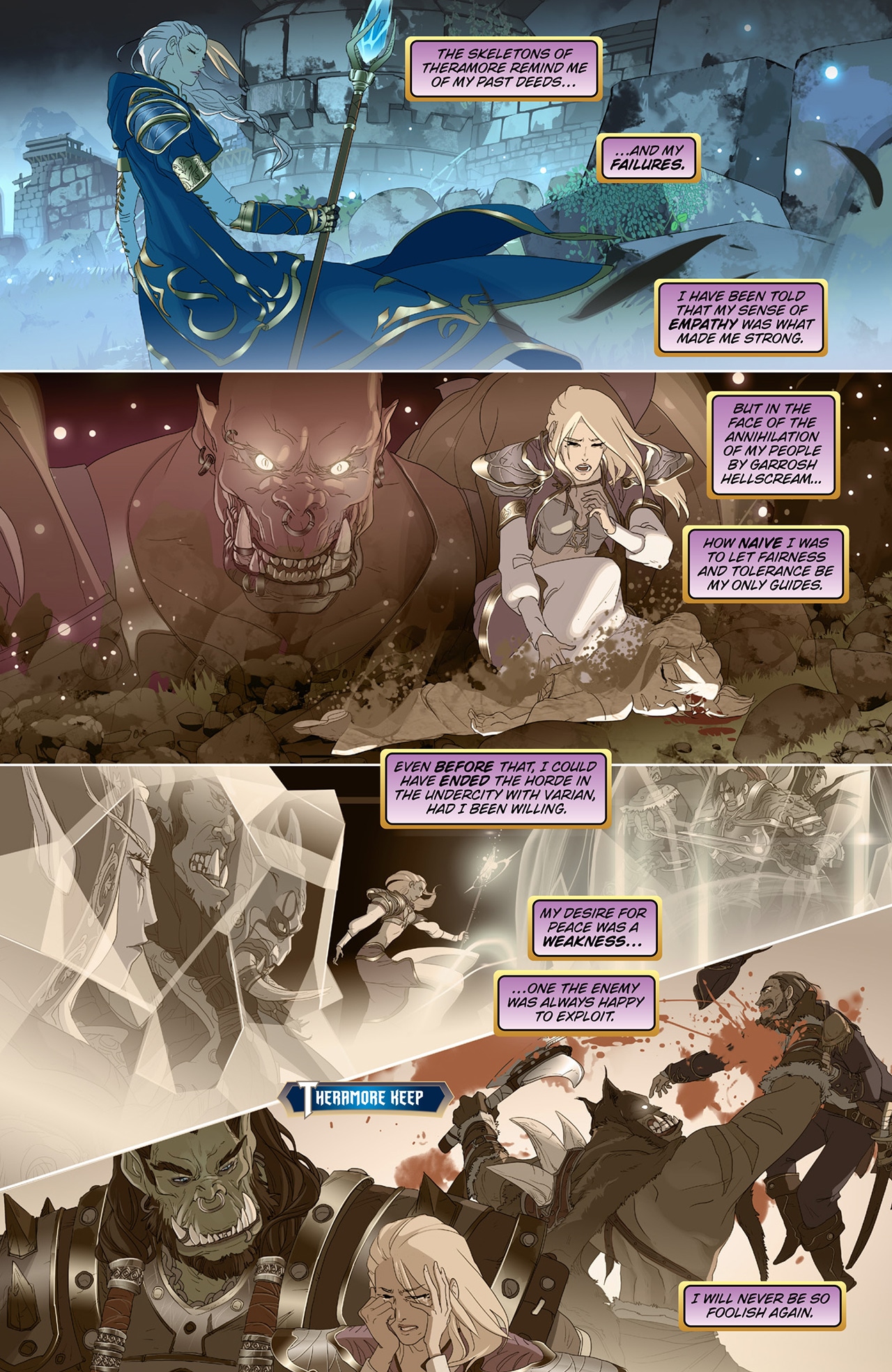 New Comic World Of Warcraft Battle For Azeroth 1 Jaina