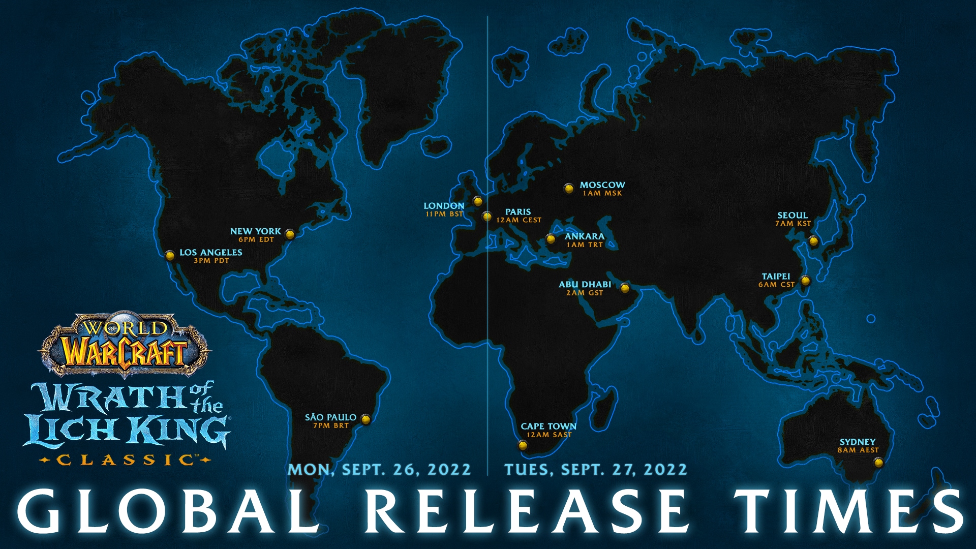 Global Release Times