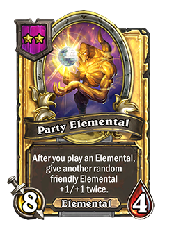 Party Elemental Golden