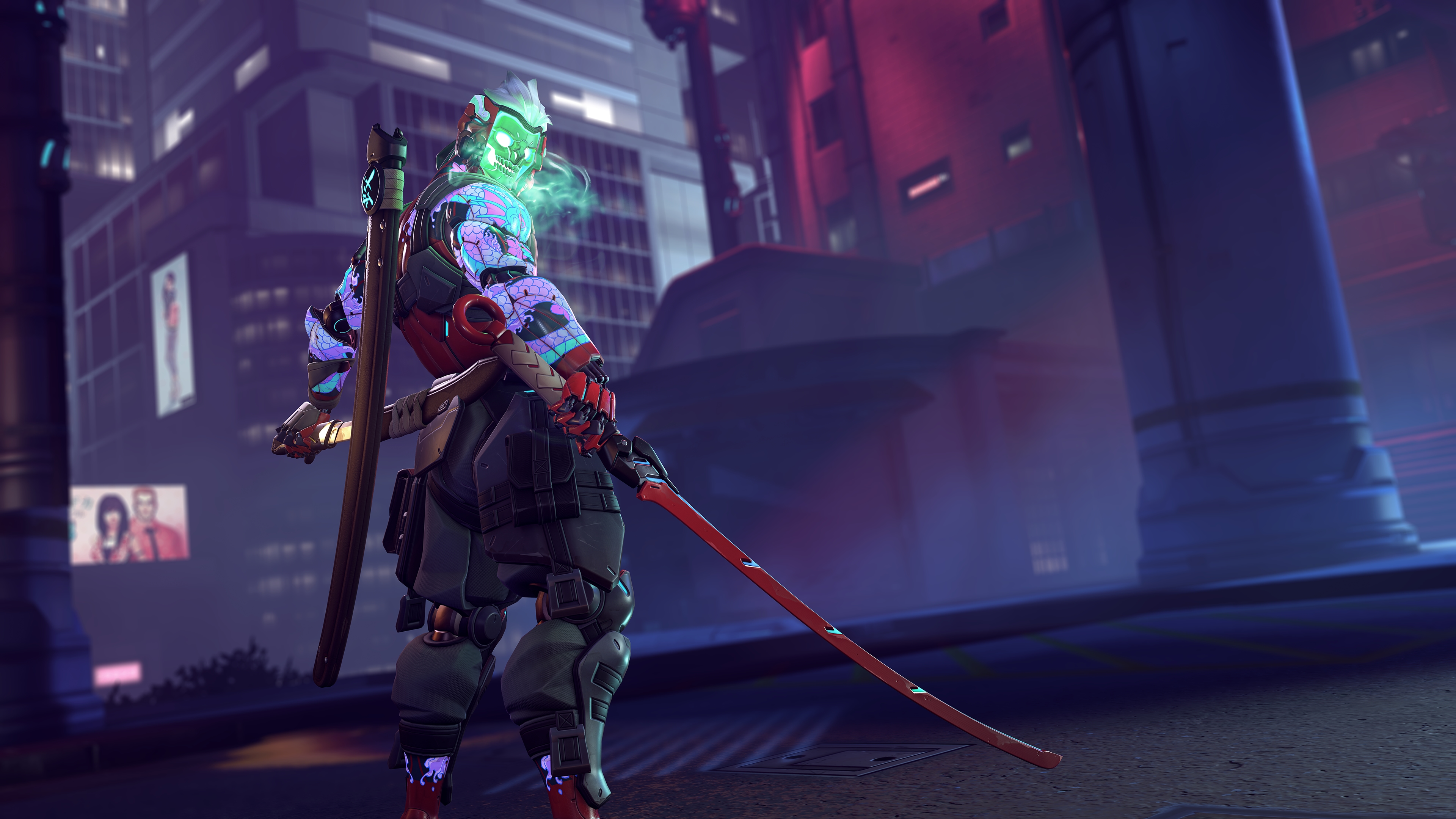 Deconstructing the Cyber Demon Genji Mythic skin with the Overwatch ...